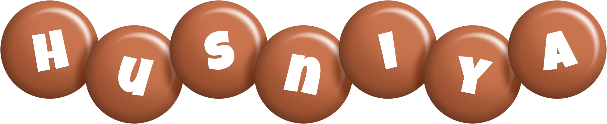 Husniya candy-brown logo
