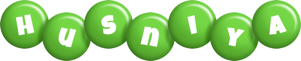 Husniya candy-green logo