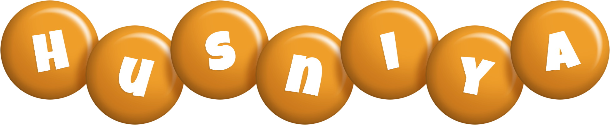 Husniya candy-orange logo
