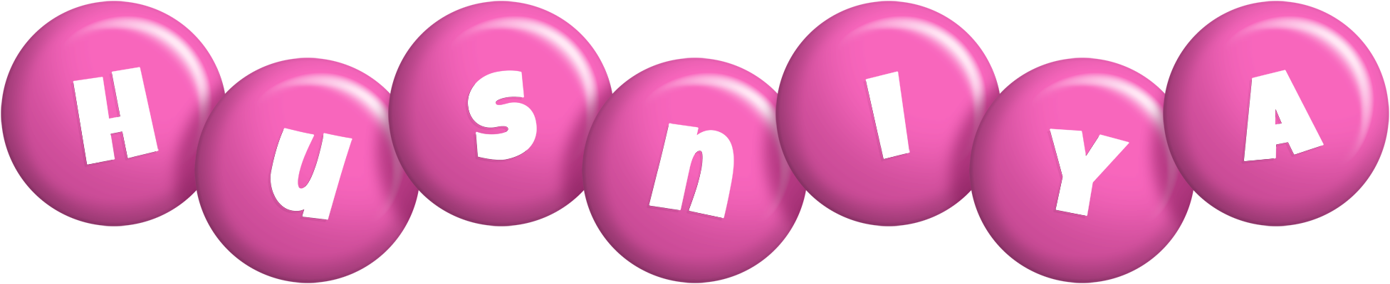 Husniya candy-pink logo