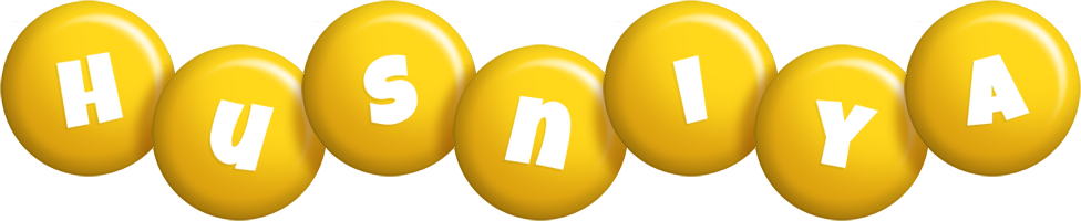 Husniya candy-yellow logo