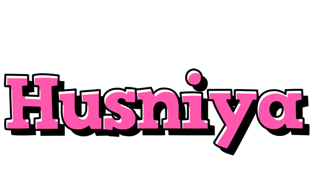 Husniya girlish logo