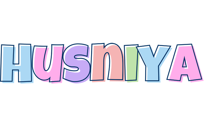 Husniya pastel logo