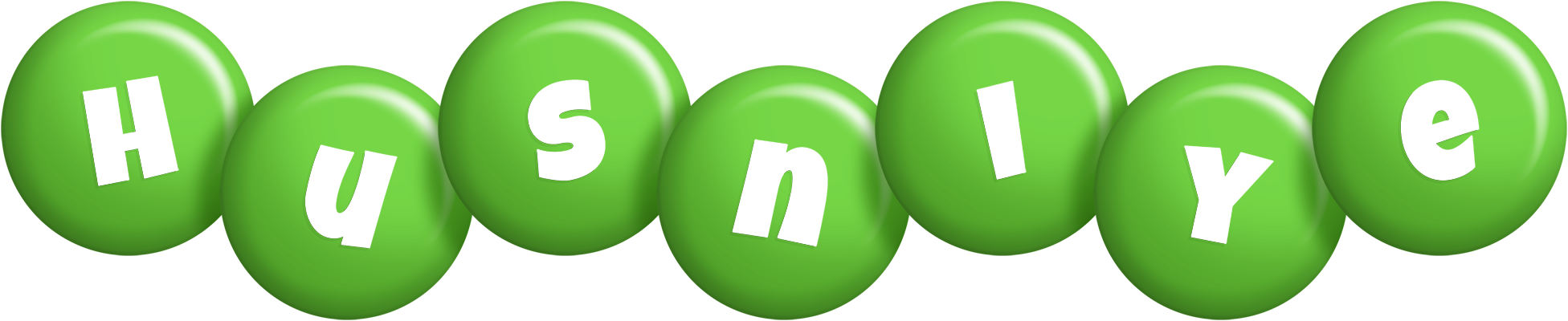 Husniye candy-green logo