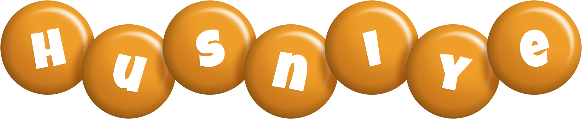 Husniye candy-orange logo