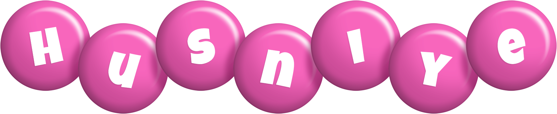 Husniye candy-pink logo