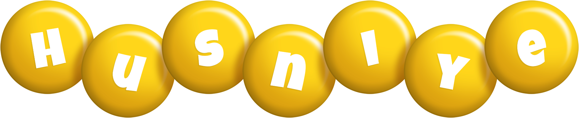 Husniye candy-yellow logo