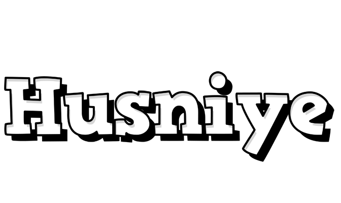 Husniye snowing logo