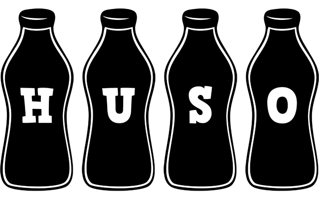 Huso bottle logo