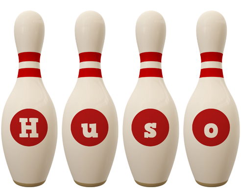 Huso bowling-pin logo