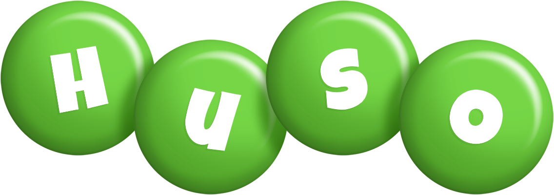 Huso candy-green logo