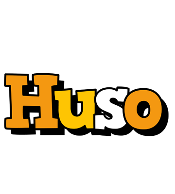 Huso cartoon logo