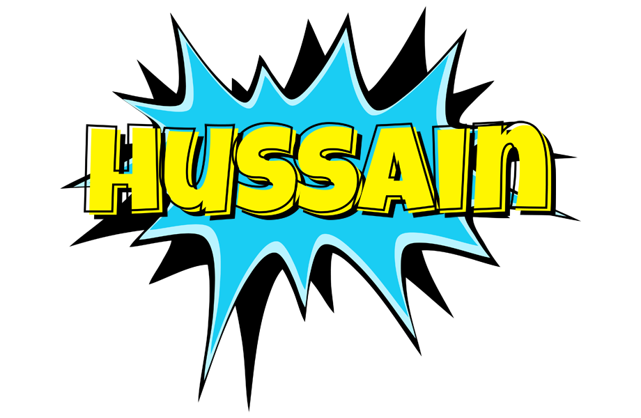 Hussain amazing logo