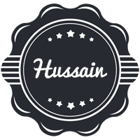 Hussain badge logo