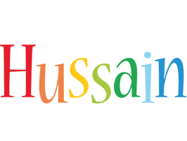 Hussain birthday logo