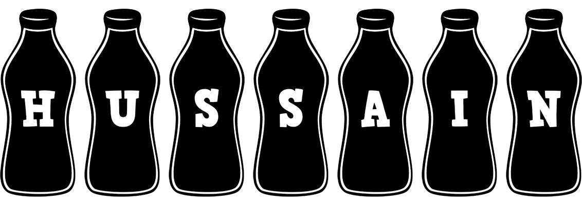 Hussain bottle logo