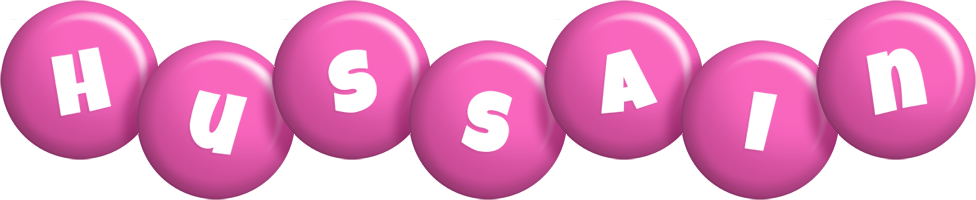 Hussain candy-pink logo