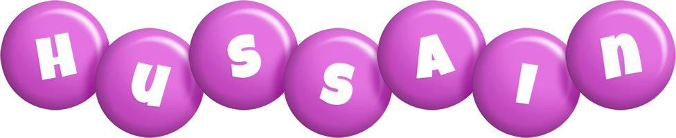 Hussain candy-purple logo