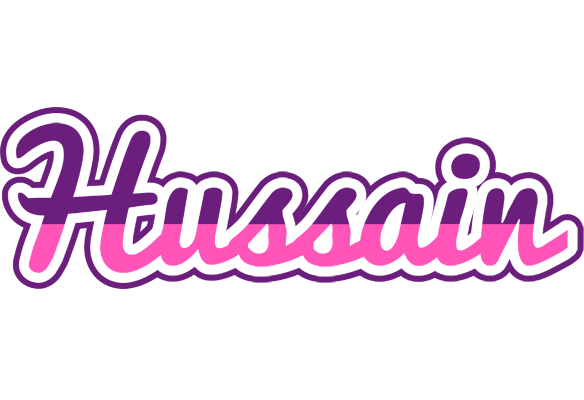 Hussain cheerful logo