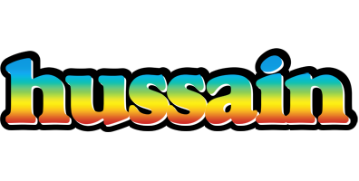 Hussain color logo