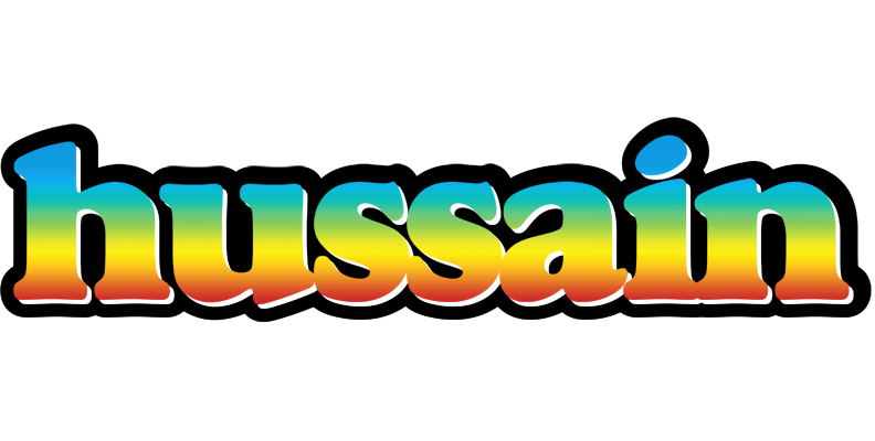 Hussain color logo
