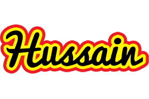 Hussain flaming logo