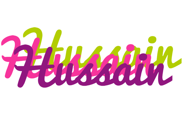 Hussain flowers logo