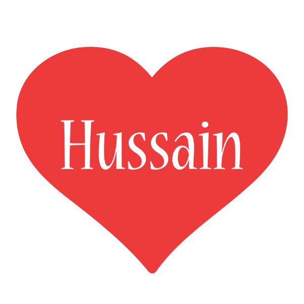 Hussain love logo