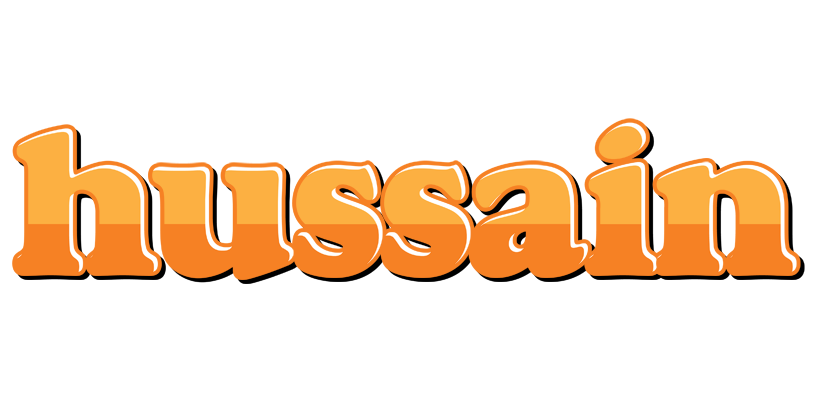 Hussain orange logo