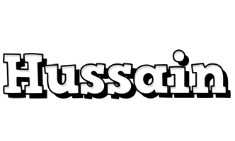 Hussain snowing logo