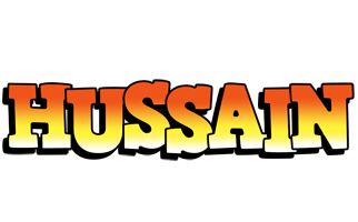 Hussain sunset logo