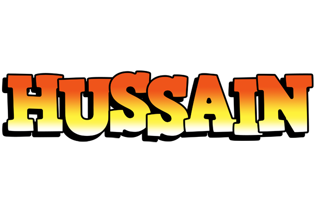 Hussain sunset logo
