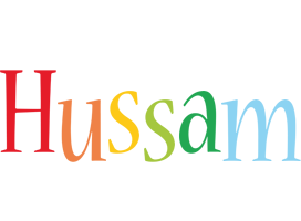 Hussam birthday logo