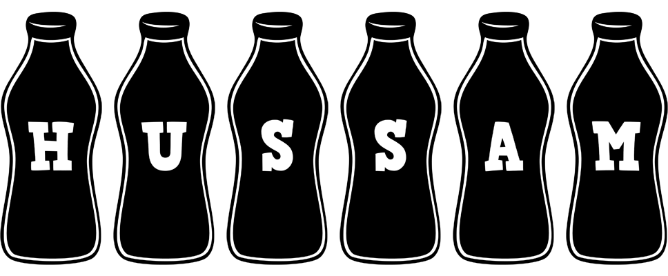 Hussam bottle logo