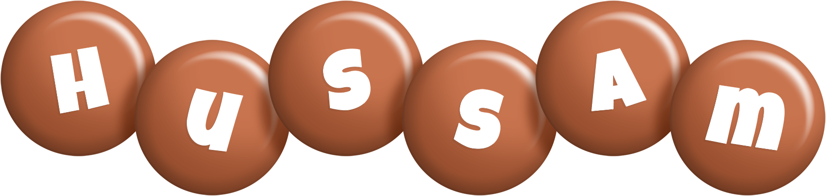 Hussam candy-brown logo