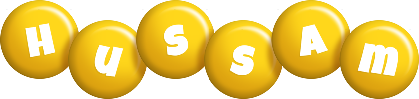 Hussam candy-yellow logo