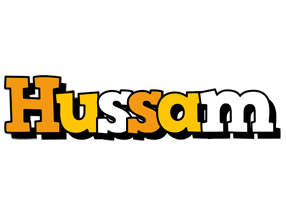 Hussam cartoon logo