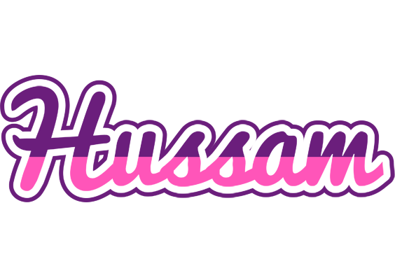 Hussam cheerful logo