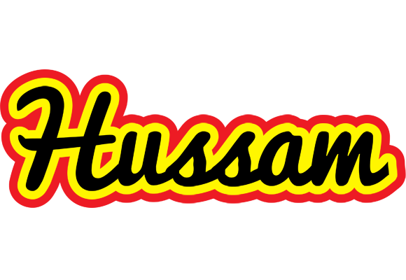 Hussam flaming logo