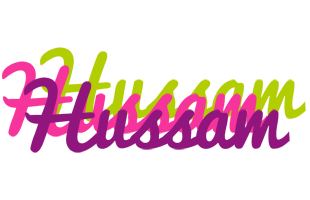 Hussam flowers logo