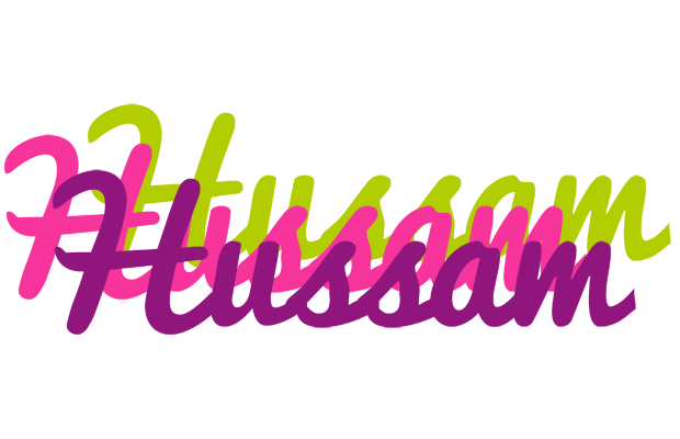 Hussam flowers logo