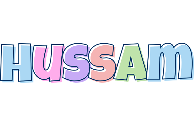 Hussam pastel logo