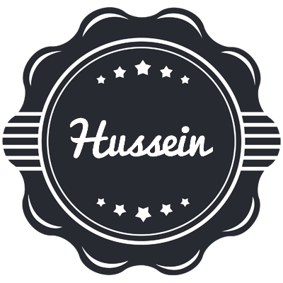 Hussein badge logo