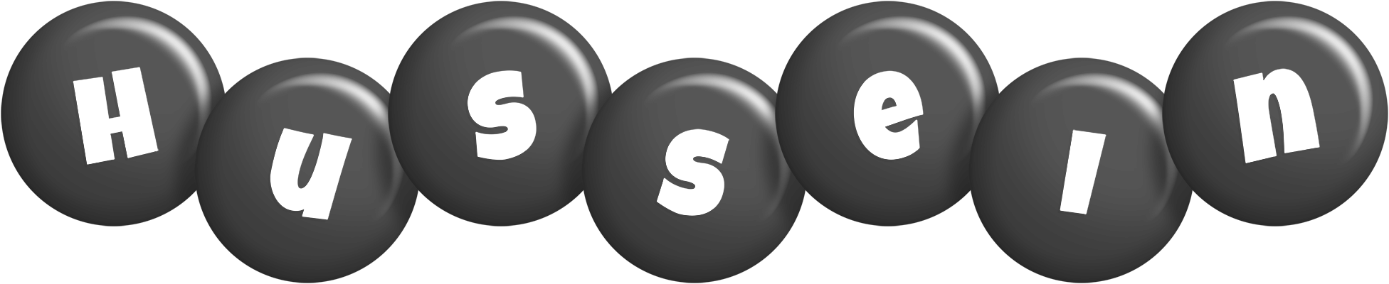 Hussein candy-black logo
