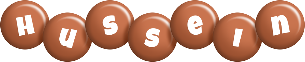 Hussein candy-brown logo