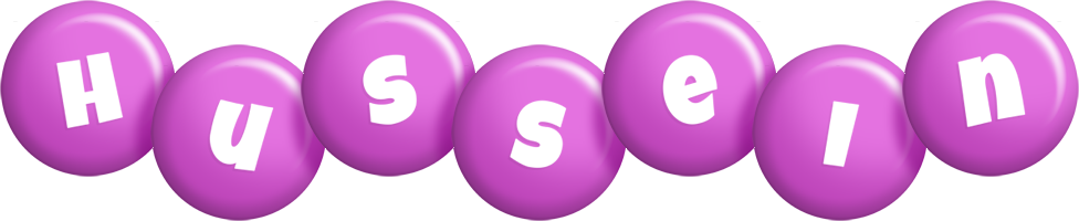Hussein candy-purple logo