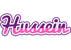 Hussein cheerful logo