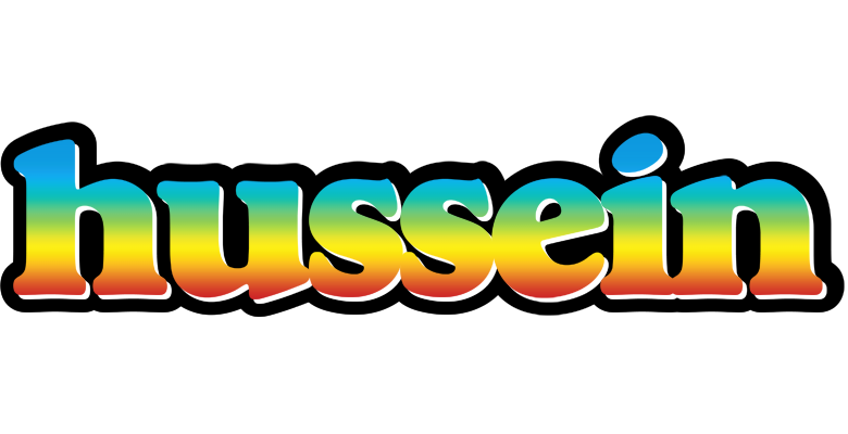 Hussein color logo