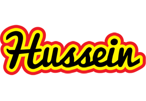 Hussein flaming logo