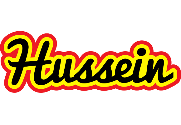 Hussein flaming logo